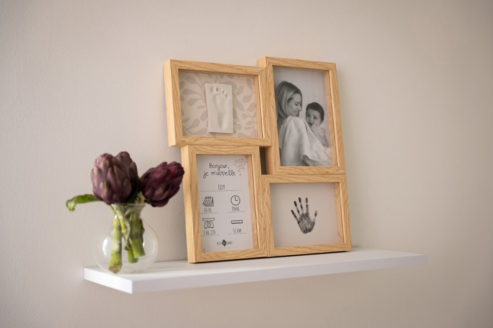 Petit Artichaut Αναμνηστική Διακοσμητική Κορνίζα Puzzle Frame Ivy Grey - 1