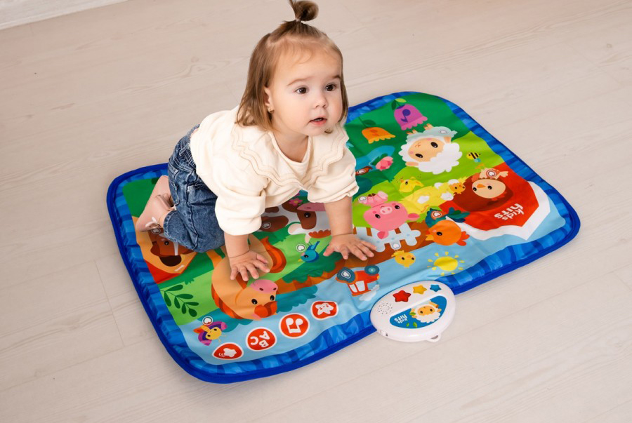 Kids Hits Χαλάκι Δραστηριοτήτων Φάρμα με Ήχους Ζώων για 8+ μηνών - 1
