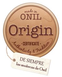Nines D'Onil Χειροποίητη Κούκλα Mio με Τζίντζερ Μαλλιά & Καπέλο με Αστεράκια 30εκ. - 2
