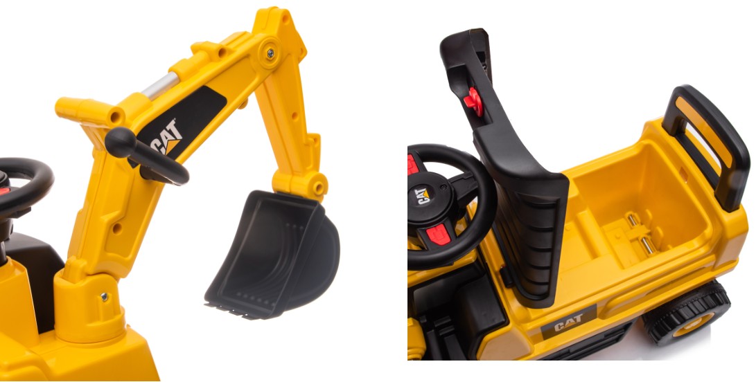 BabyOno Ride-On Περπατούρα Παιδικός Εκσκαφέας Caterpillar - 2