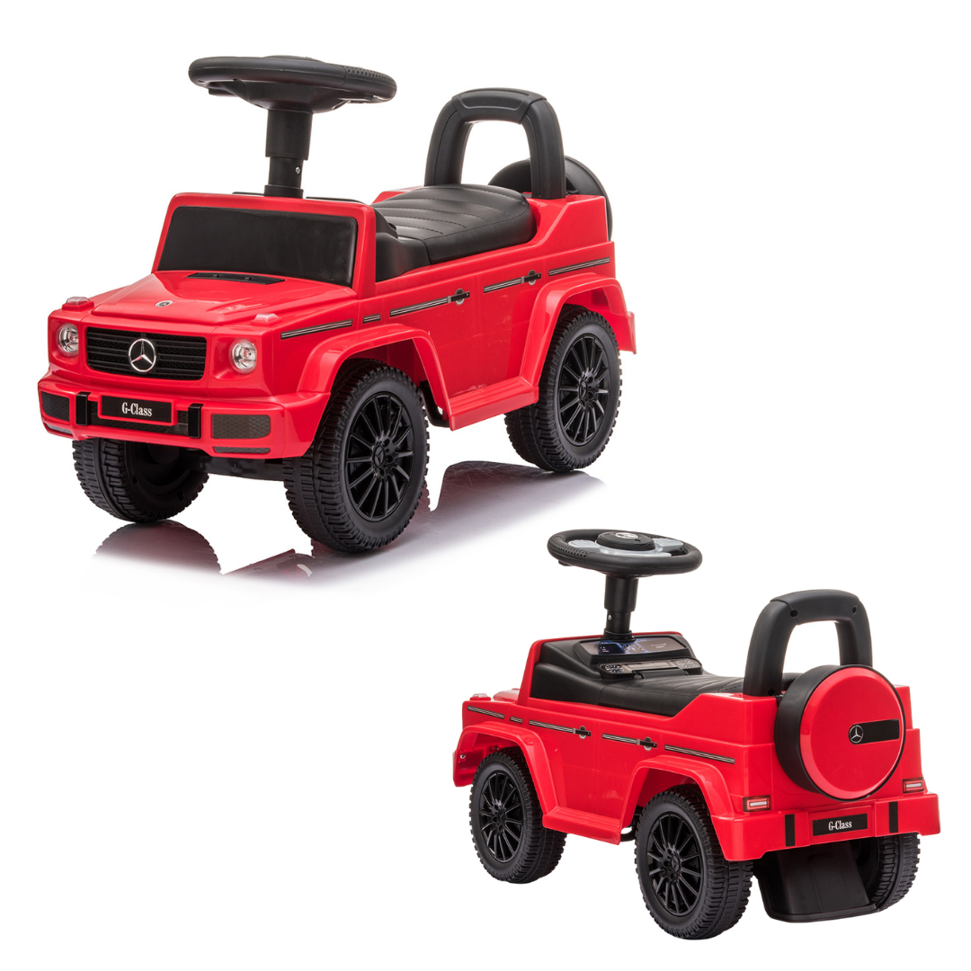 BabyOno Ride-On Περπατούρα Παιδικό Αυτοκίνητο Τζιπ Mercedes Κόκκινο - 1
