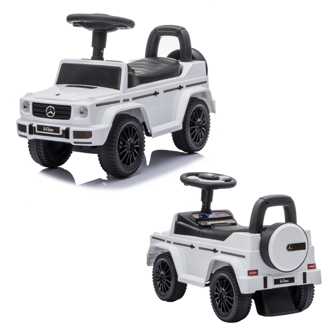 BabyOno Ride-On Περπατούρα Παιδικό Αυτοκίνητο Τζιπ Mercedes Λευκό - 1