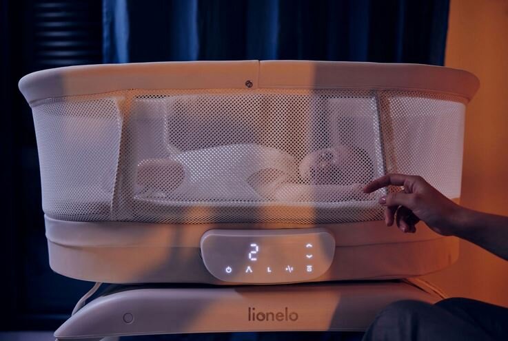 Lionelo Coral Hλεκτρικό Βρεφικό Λίκνο με Ενσωματωμένη Ζυγαριά White - 3