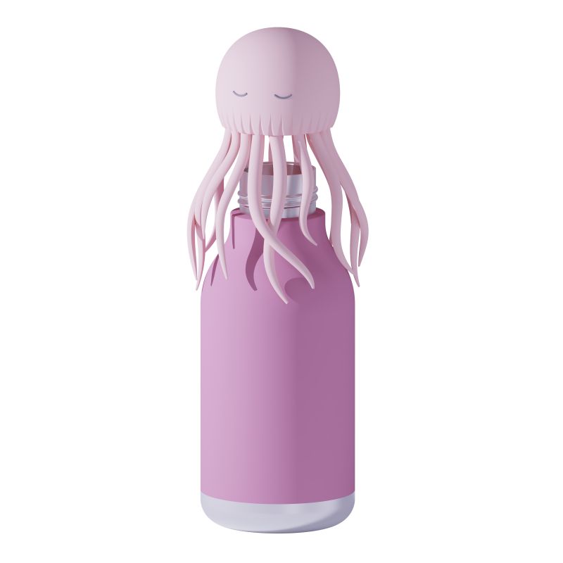 Asobu Παιδικό Μπουκάλι Θερμός Besties Τσούχτρα 470ml - 1