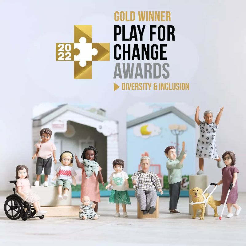 Lundby Μινιατούρες Οικογένεια Charlie 5τμχ. για Κουκλόσπιτo DIY - 1