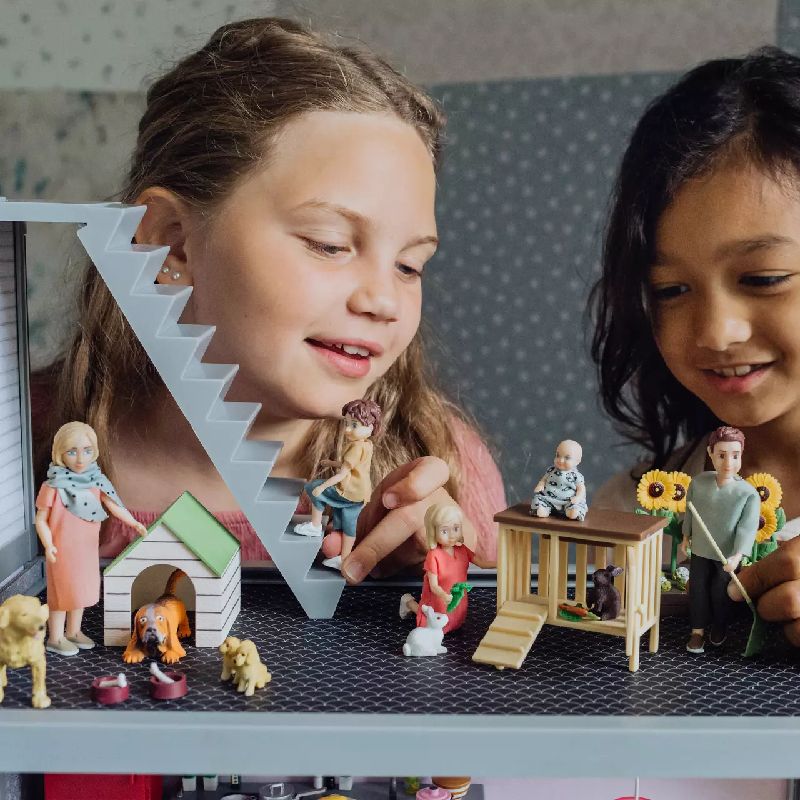 Lundby Μινιατούρες Οικογένεια Charlie 5τμχ. για Κουκλόσπιτo DIY - 2