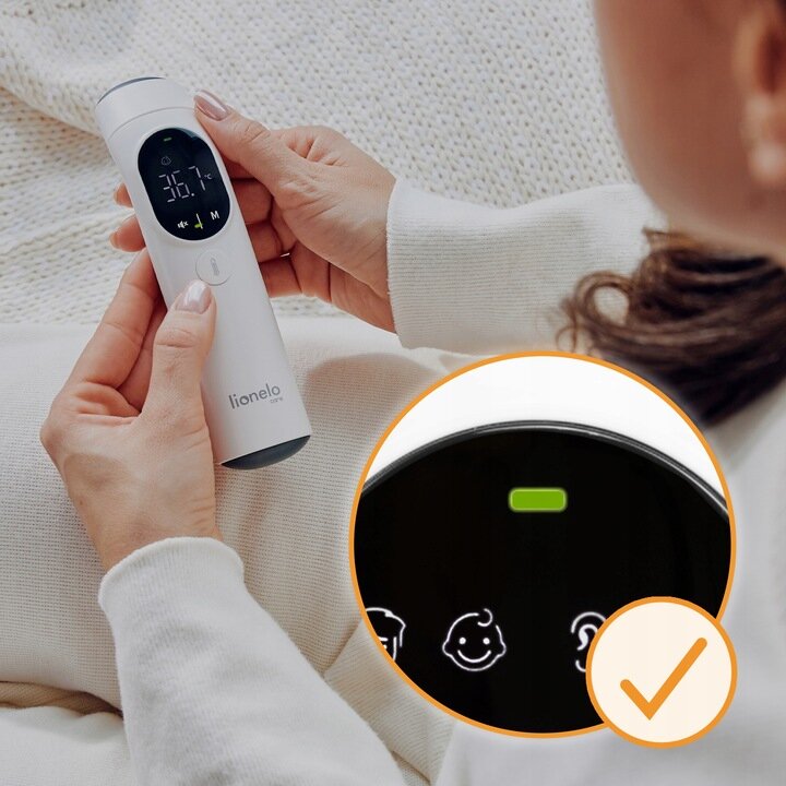 Lionelo FeverScan Ανέπαφο Θερμόμετρο Υπέρυθρων για Μέτρηση Θερμοκρασίας σε 1 Δευτερόλεπτο - 9