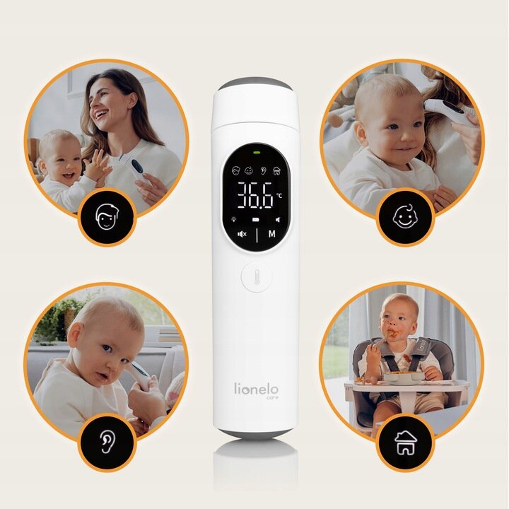 Lionelo FeverScan Ανέπαφο Θερμόμετρο Υπέρυθρων για Μέτρηση Θερμοκρασίας σε 1 Δευτερόλεπτο - 3