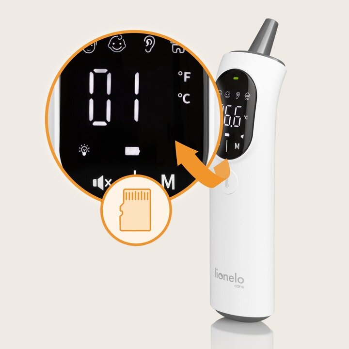 Lionelo FeverScan Ανέπαφο Θερμόμετρο Υπέρυθρων για Μέτρηση Θερμοκρασίας σε 1 Δευτερόλεπτο - 7