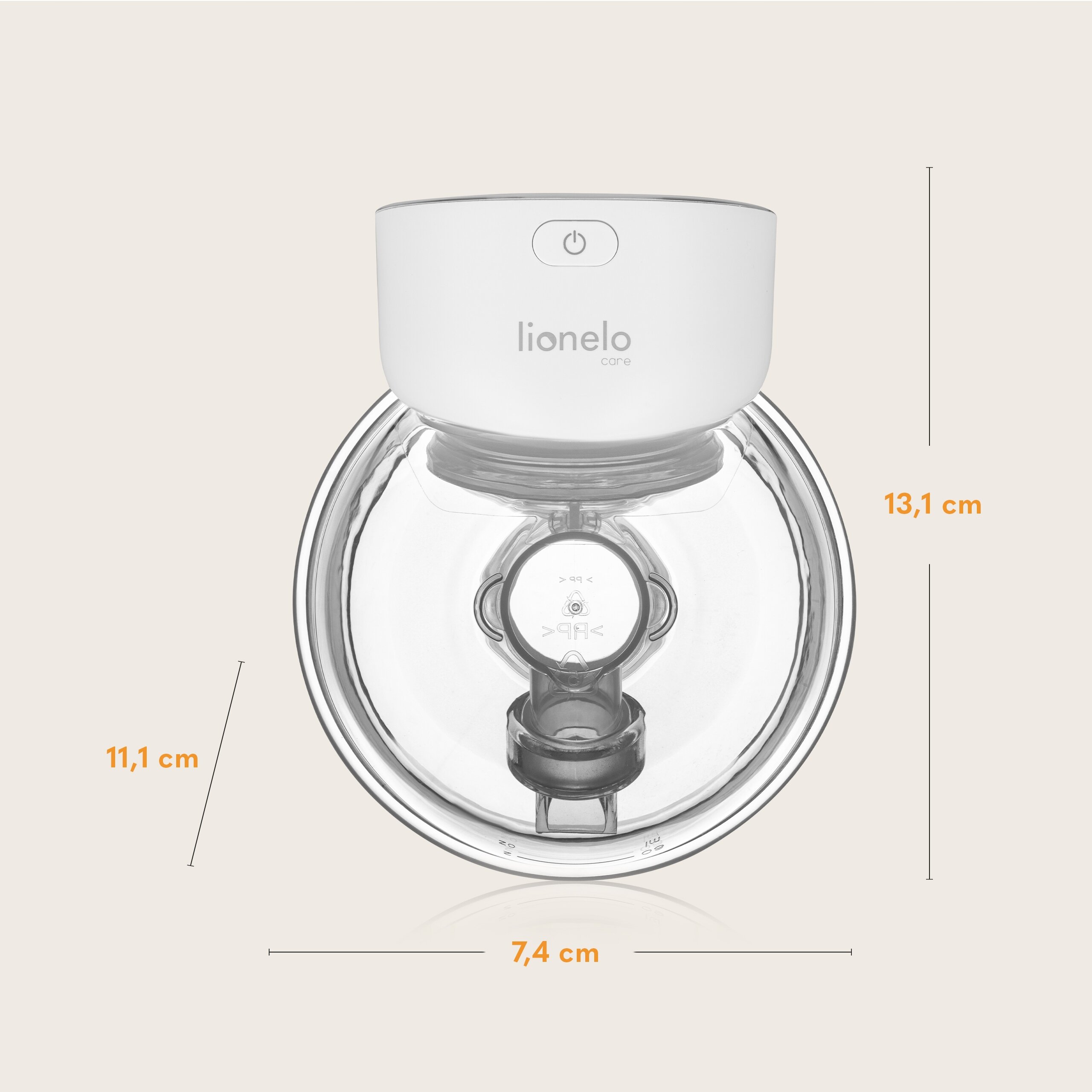 Lionelo Fidi Free Simple Ηλεκτρικό Ασύρματο Θήλαστρο White - 8