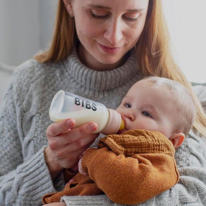 Bibs Ολοκληρωμένο Σετ Μπιμπερό 110ml με Θηλή από Φυσικό Καουτσούκ Blush - 1