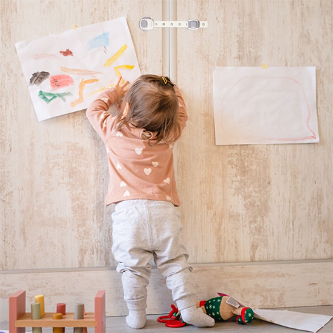 Babyono Παιδικά Προστατευτικά για Ντουλάπια - Συρτάρια 2τμχ. - 2