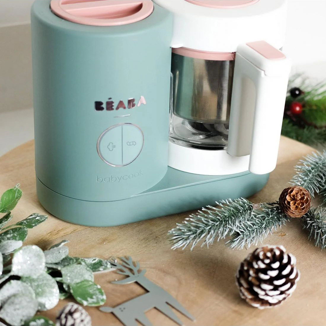 Beaba Ατμομάγειρας & Μπλέντερ Babycook Neo® 4in1 Eukalyptus 1.25lt - 1