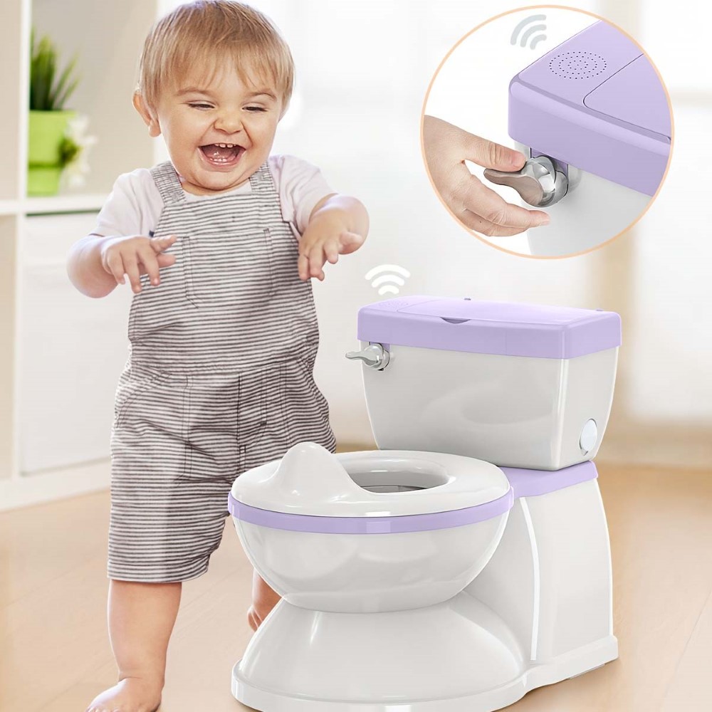 Babywise Παιδικό Γιο-Γιό με Ήχο από Καζανάκι Potty Wise Lilac - 1