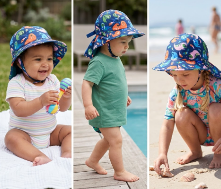Zoocchini Cape Sunhat Upf50 Walrus - 6-24M - 2