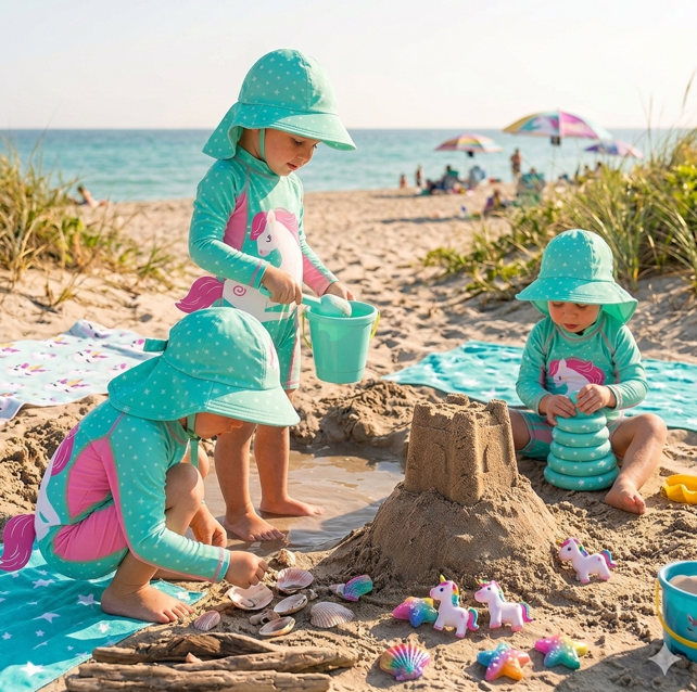 Zoocchini Surf Suit Upf50 Unity The Unicorn - 12-24M - 1