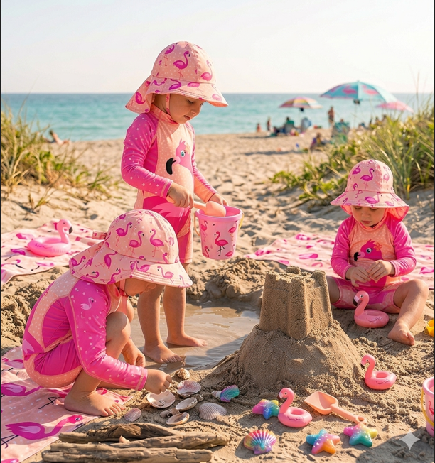 Zoocchini Surf Suit Upf50 Franny The Flamingo - 2-3 Ετων - 1