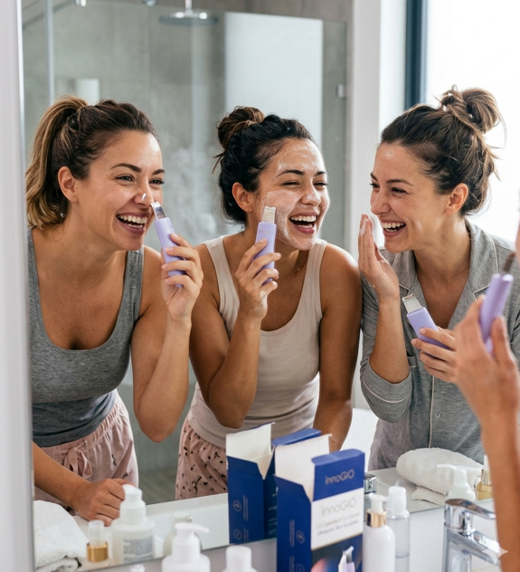 NNOGIO GIOperfect Scrubber Συσκευή Καθαρισμού Προσώπου με Υπερήχους - 1