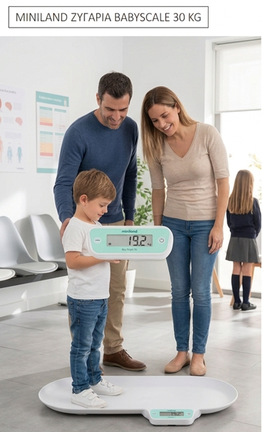 MINILAND ΖΥΓΑΡΙΑ ΜΩΡΟΥ BABYSCALE ΕΩΣ 30KG ΜΕ AUTO HOLD & ΛΕΙΤΟΥΡΓΙΑ TARE - 2