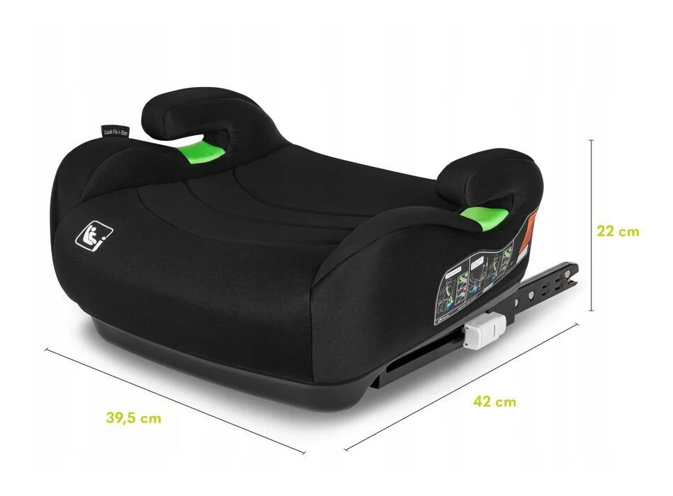 Lionelo Luuk Fix I-Size Κάθισμα Αυτοκινήτου Isofix 22-36Kg Black