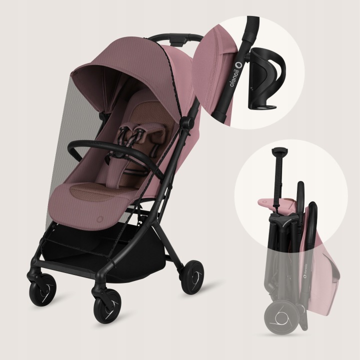 Lionelo Sia Καρότσι Ταξιδίου Έως 22Kg Pink Rose