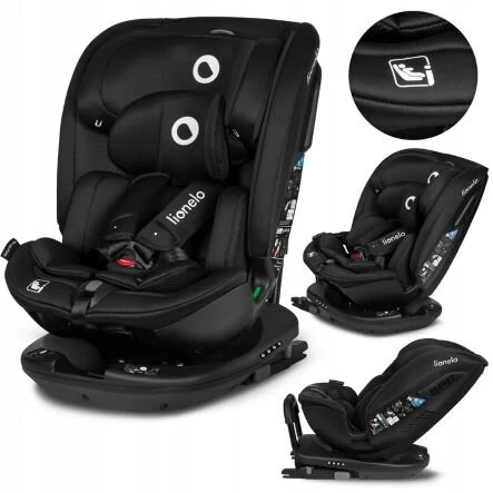 Lionelo Bastian Rwf I-Size Κάθισμα Αυτοκινήτου 40-150 Cm Isofix Gray Stone
