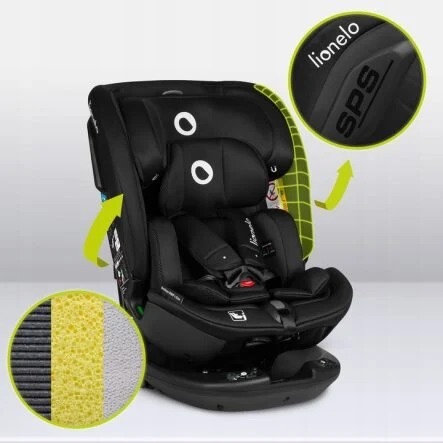 Lionelo Bastian Rwf I-Size Κάθισμα Αυτοκινήτου 40-150 Cm Isofix Gray Stone
