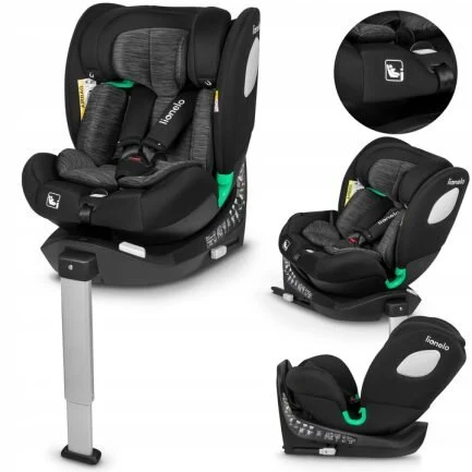 Lionelo Braam I-Size Κάθισμα Αυτοκινήτου 40-150 Cm Isofix Black Carbon