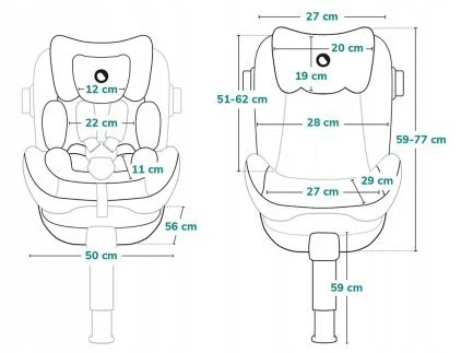Lionelo Antoon I-Size Κάθισμα Αυτοκινήτου 40-105 Cm Isofix Black 5902581659323