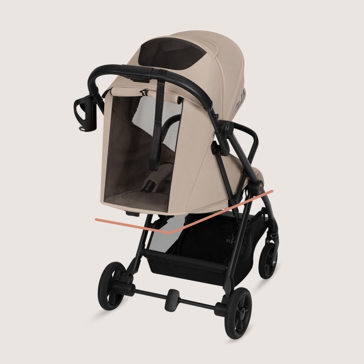 Lionelo Tansi Καρότσι Ταξιδίου Έως 22Kg Beige Sand