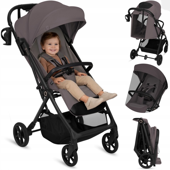 Lionelo Tansi Καρότσι Ταξιδίου Έως 22Kg Beige Taupe