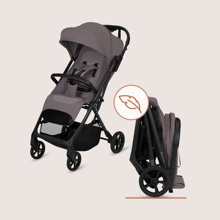 Lionelo Tansi Καρότσι Ταξιδίου Έως 22Kg Beige Taupe