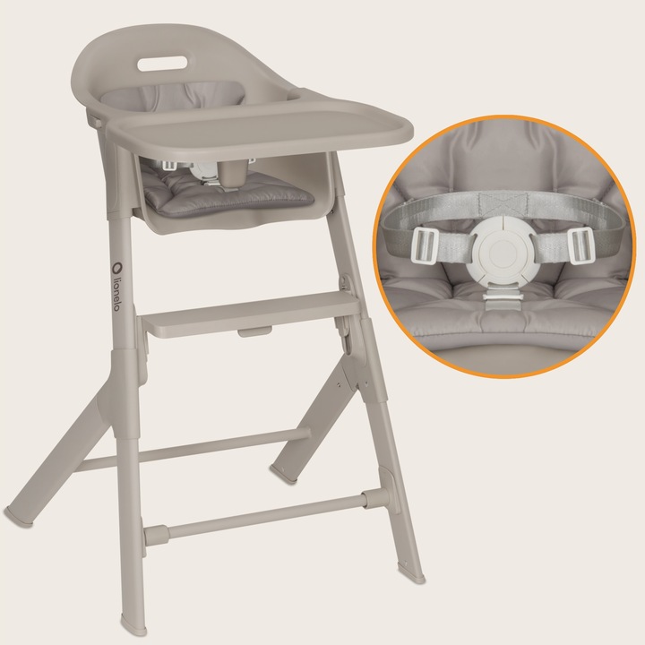 Lionelo Beny Καρεκλάκι Φαγητού 3 Σε 1 Beige Sand