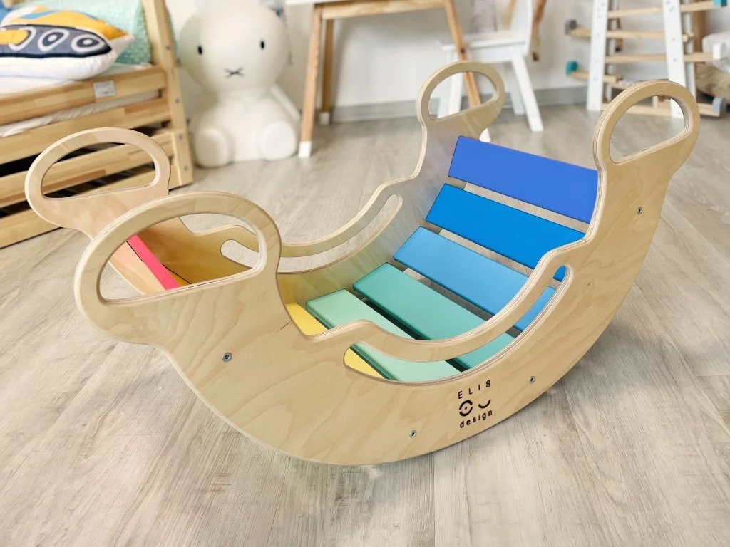 Elis Design Montessori Ξύλινη Κούνια 6 Σε 1 Smile Fresh