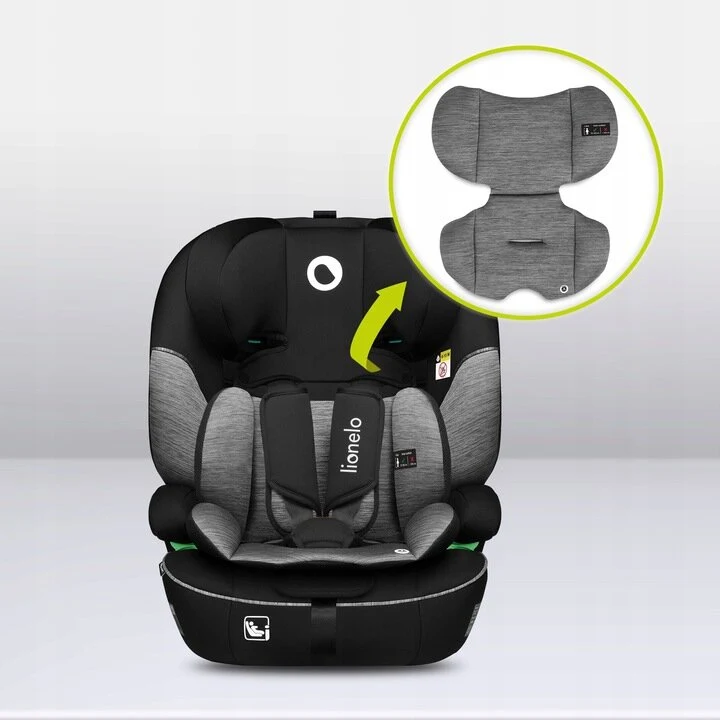 Lionelo Levi One I-Size Κάθισμα Αυτοκινήτου 9-36Kg Black Gray