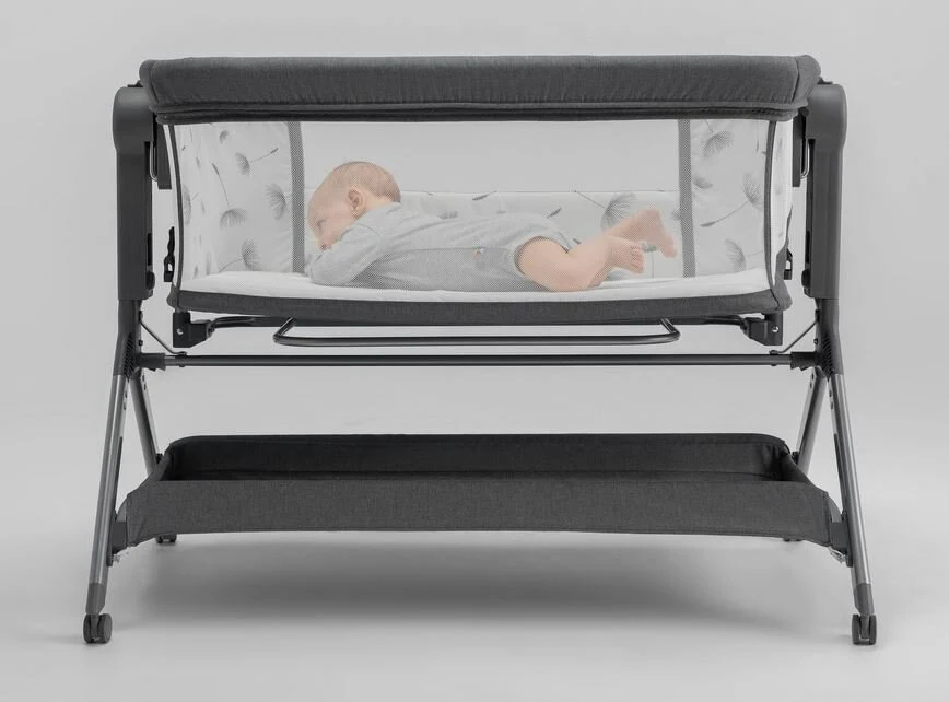 Lionelo Leonie Plus Λίκνο Συγκοίμησης Gray Silver