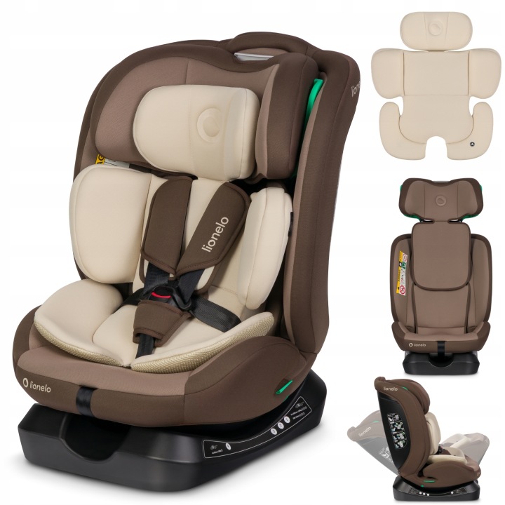 Lionelo Aart I-Size Κάθισμα Αυτοκινήτου 40-150Cm Beige Chocolate