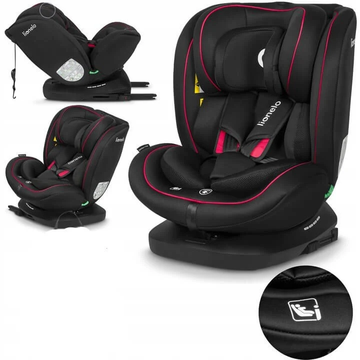 Lionelo Bastian I-Size Kάθισμα Aυτοκινήτου 40-150Cm Black Red