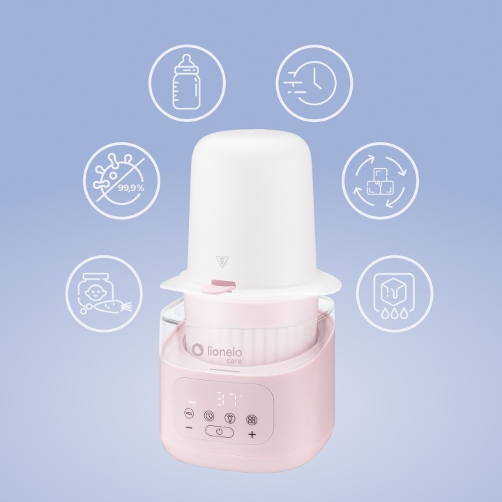 Lionelo Thermup 4.0 Θερμαντήρας Μπιμπερό Pink