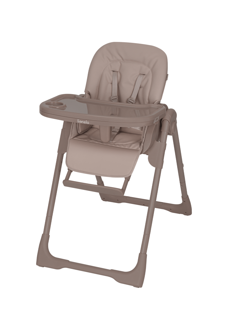 Lionelo Linn Plus Καρεκλάκι Φαγητού Beige Taupe