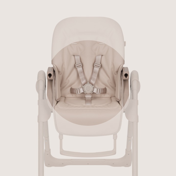Lionelo Linn Plus Καρεκλάκι Φαγητού Beige Taupe