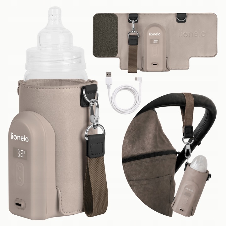 Lionelo Thermup Go Evo Θερμαντήρας Ταξιδίου Beige Taupe