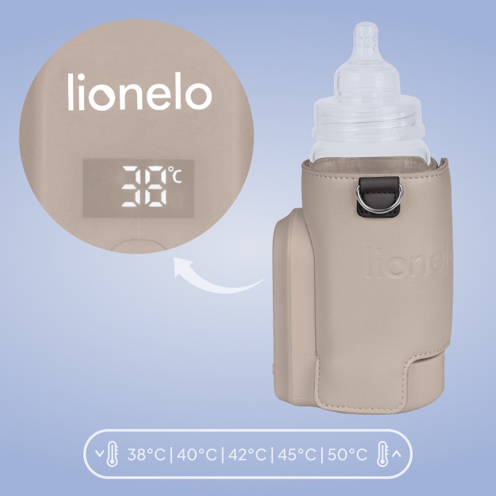 Lionelo Thermup Go Evo Θερμαντήρας Ταξιδίου Beige Taupe