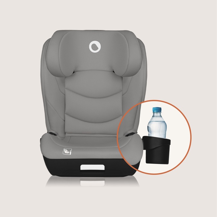 Lionelo Neal I-Size Isofix Κάθισμα Αυτοκινήτου 100-150 Cm Gray Concrete