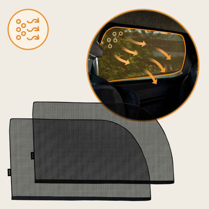 Lionelo Sunblocker Ηλιοπροστασία Αυτοκινήτου Black