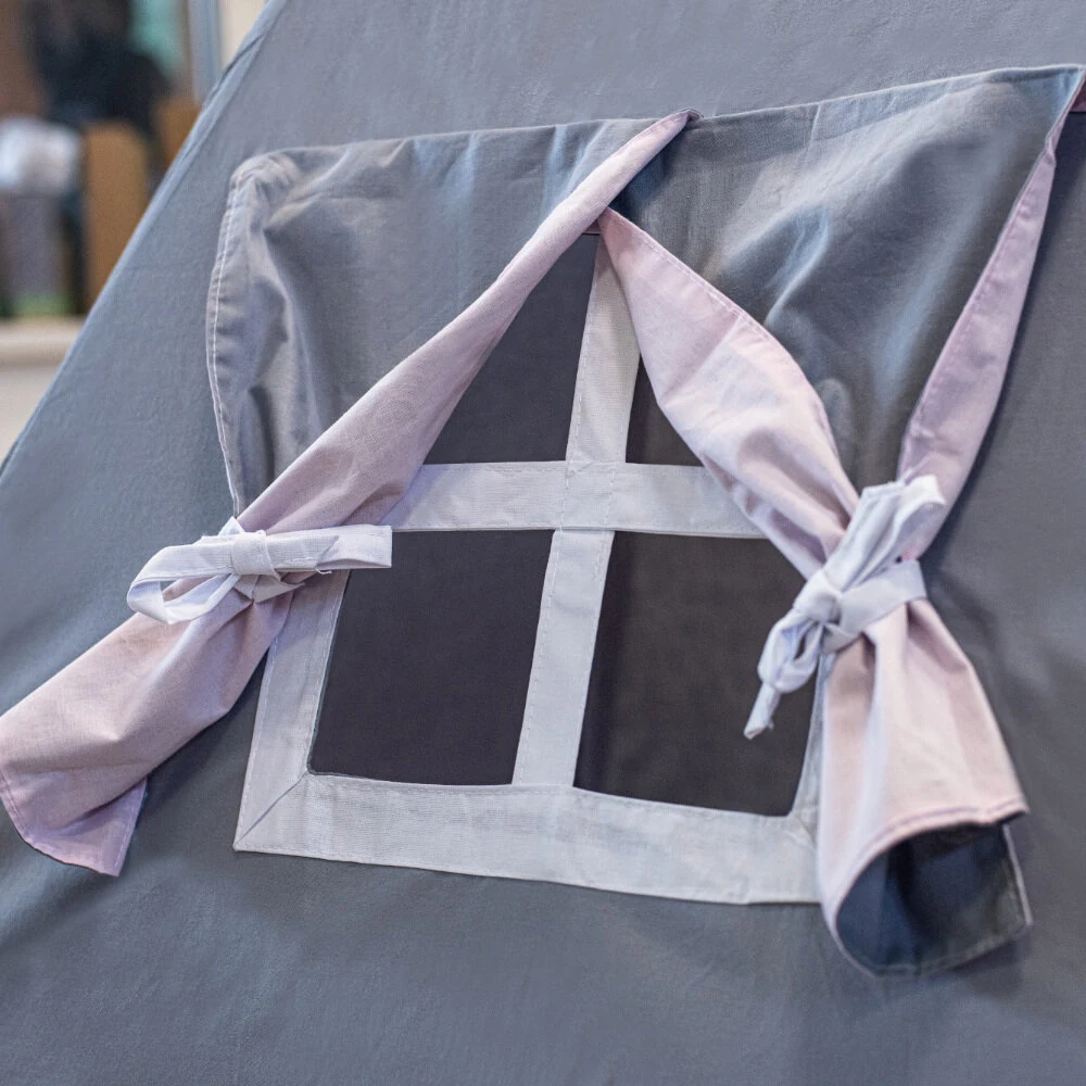 Elis Design Stars Παιδική Σκηνή Σετ Με Μαξιλάρια Gray Blue 1761/Sta