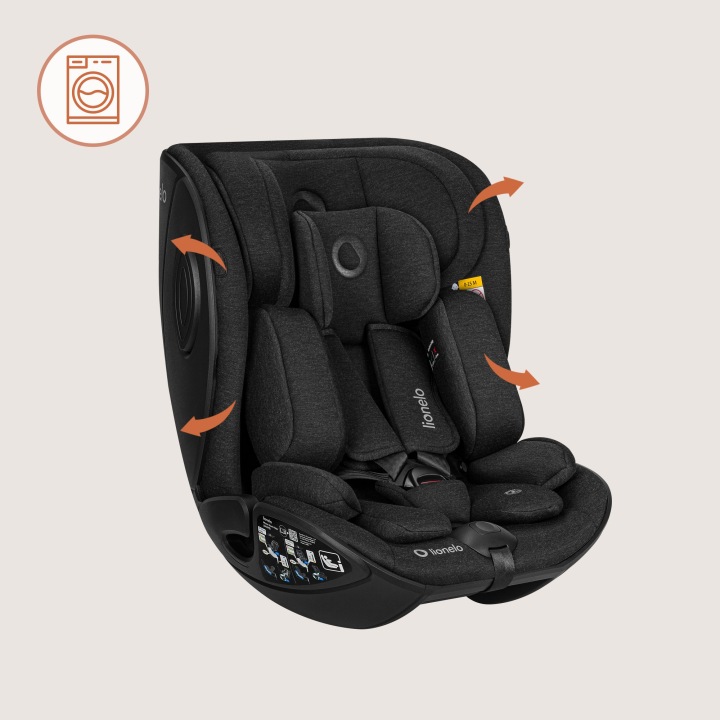 Lionelo Moxie Next i-Size κάθισμα αυτοκινήτου 40-105 cm black