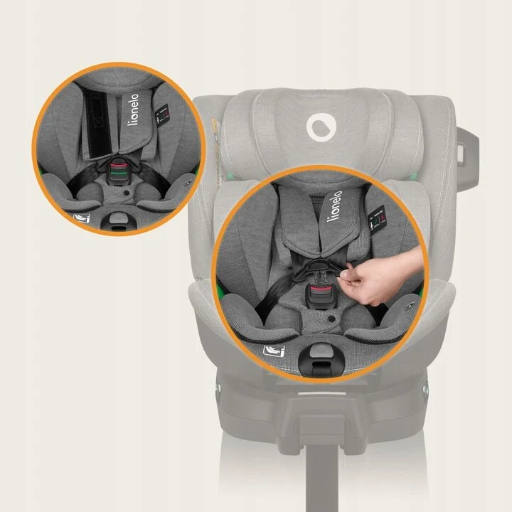 Lionelo Harmony i-Size κάθισμα αυτοκινήτου 40-150 cm isofix Beige Sand Bamboo