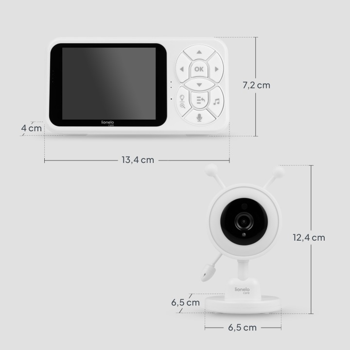 Lionelo Babyline 3.4 Ηλεκτρονική Ενδοεπικοινωνία με Κάμερα & Οθόνη 3.5″