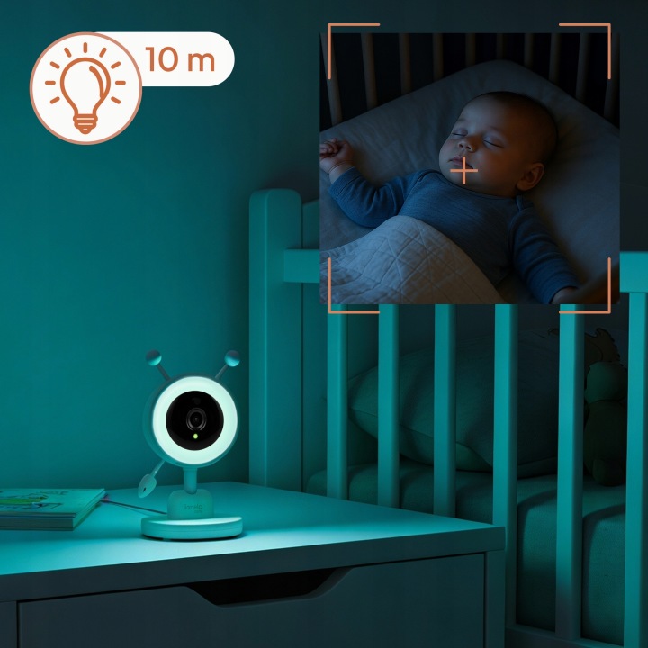 Lionelo Babyline 3.4 Ηλεκτρονική Ενδοεπικοινωνία με Κάμερα & Οθόνη 3.5″
